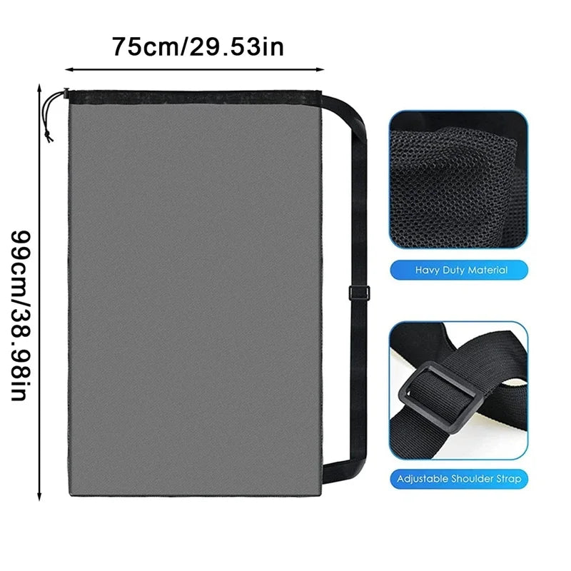Mesh Soccer Ball Bag Extra Large Drawstring Basketball Storage Bag