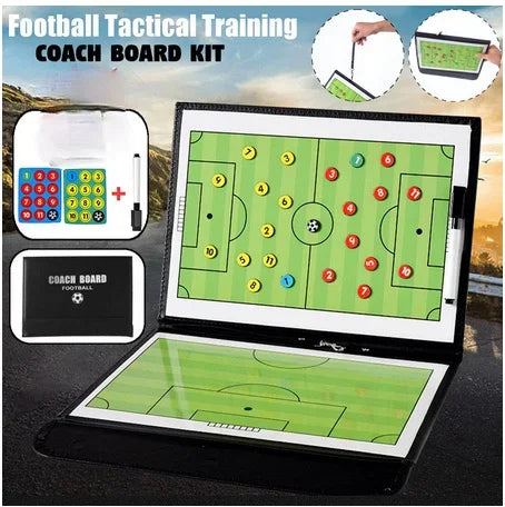 54cm Foldable Magnetic Tactic Board Soccer Coaching Coachs Tactical