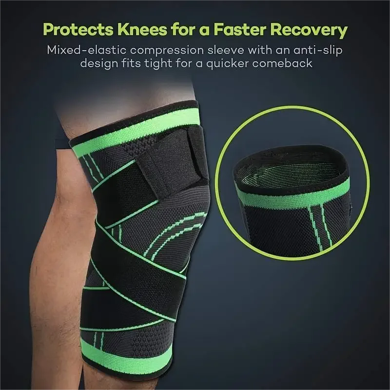 Band Compression Exercise, Fitness Knee Pads, Running, Mountaineering,