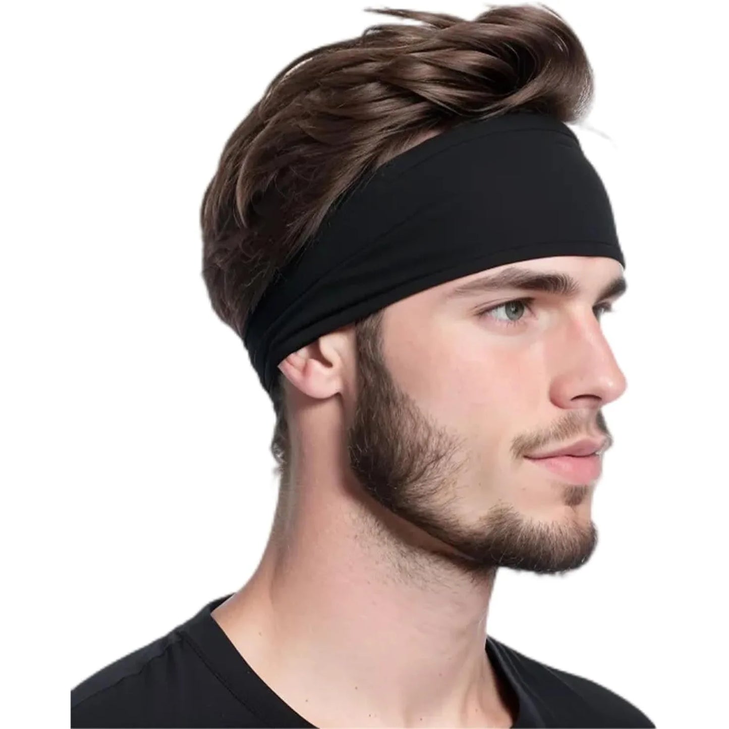 Men's Sports Headband Sweat-absorbing and Anti Sweating Band Running