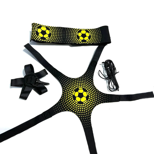 Football Kick Throw Solo Practice Adjustable Waist Belt Soccer Ball