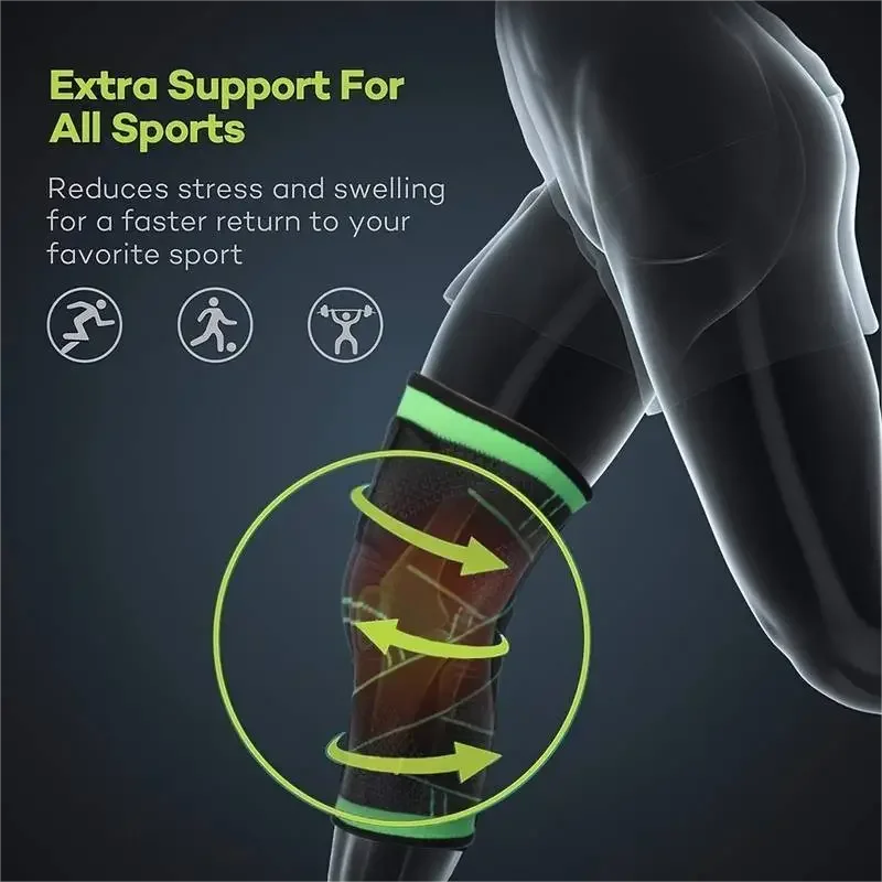 Band Compression Exercise, Fitness Knee Pads, Running, Mountaineering,