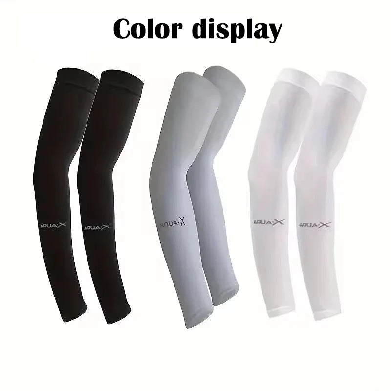 Men's Summer Sports Arm Protection UV Protection Sun Shading Ice Silk