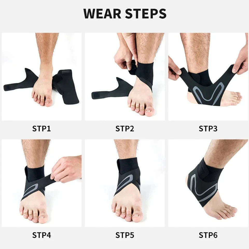 GOBYGO 1Pcs Fitness Sports Ankle Protectors Pressurized Anti-sprain