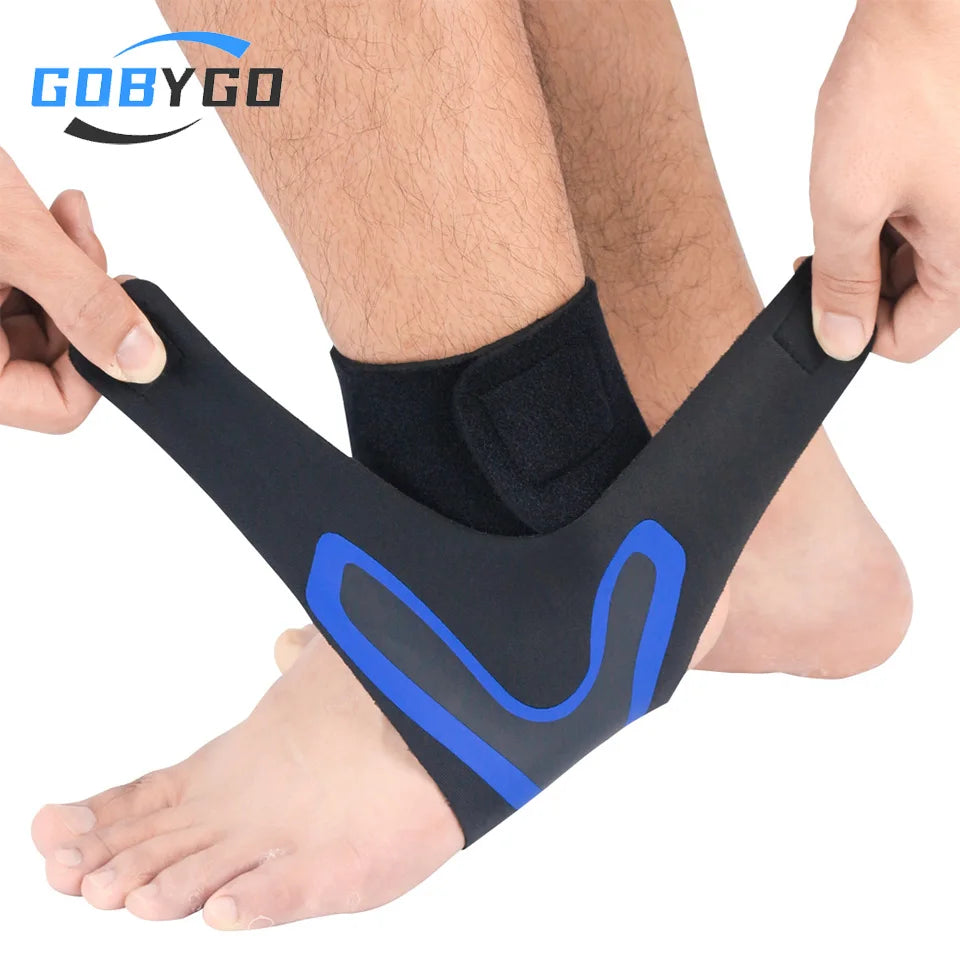 GOBYGO 1Pcs Fitness Sports Ankle Protectors Pressurized Anti-sprain
