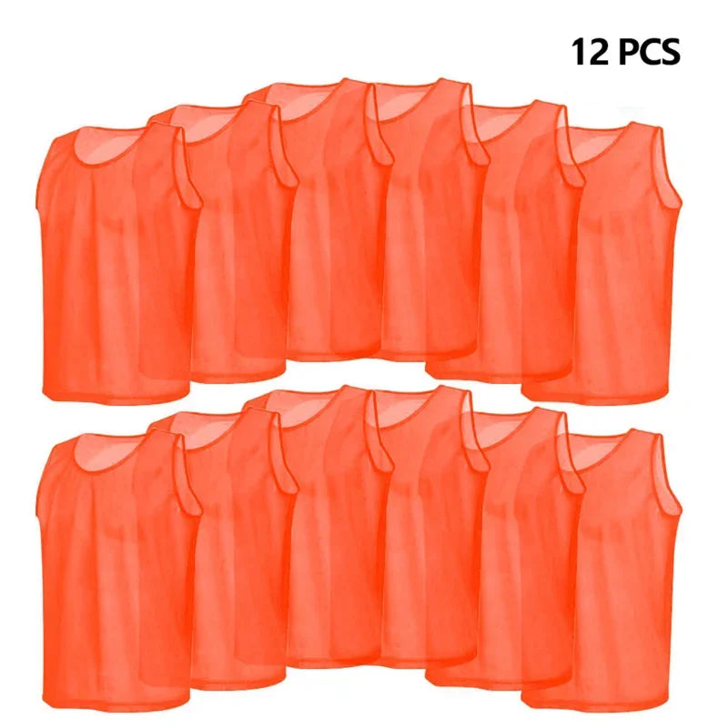 12 PCS Children Kid Quick Drying Basketball Jersey Team Sports