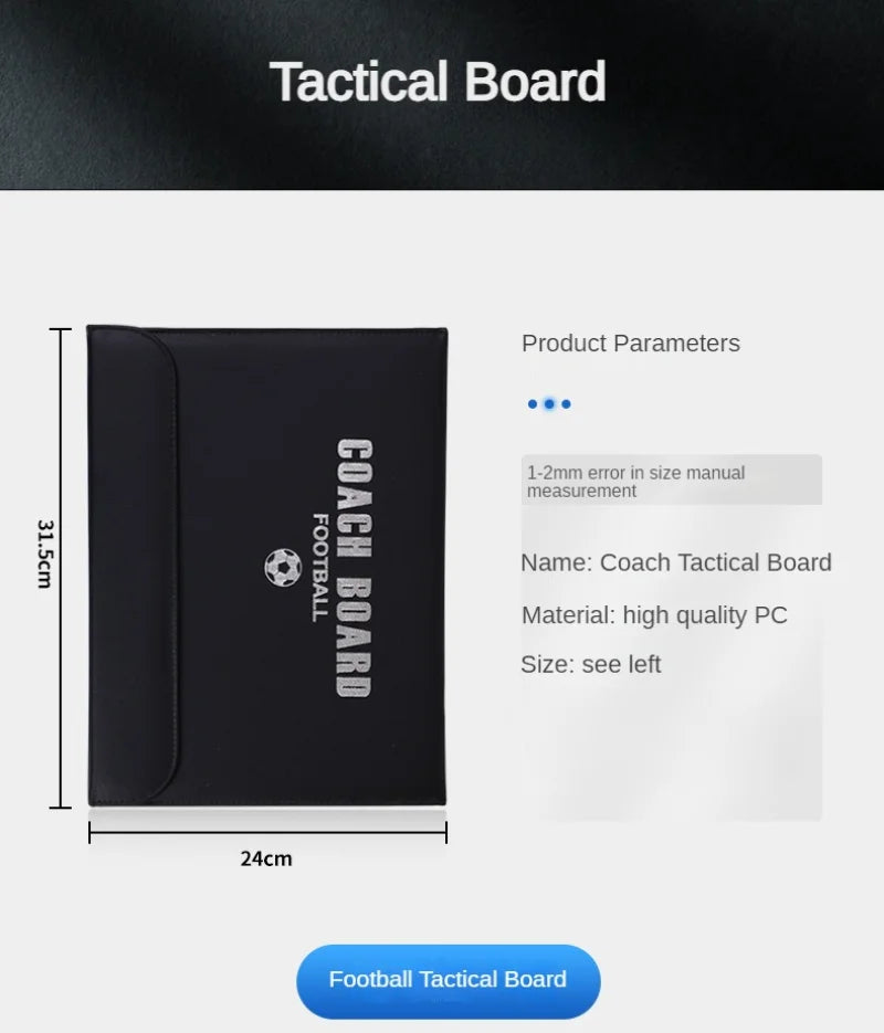 54cm Foldable Magnetic Tactic Board Soccer Coaching Coachs Tactical