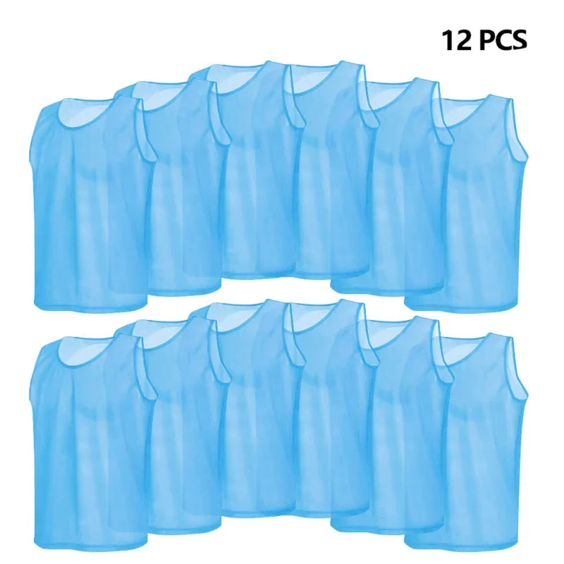 12 PCS Children Kid Quick Drying Basketball Jersey Team Sports