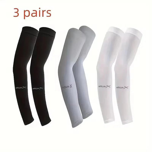 Men's Summer Sports Arm Protection UV Protection Sun Shading Ice Silk